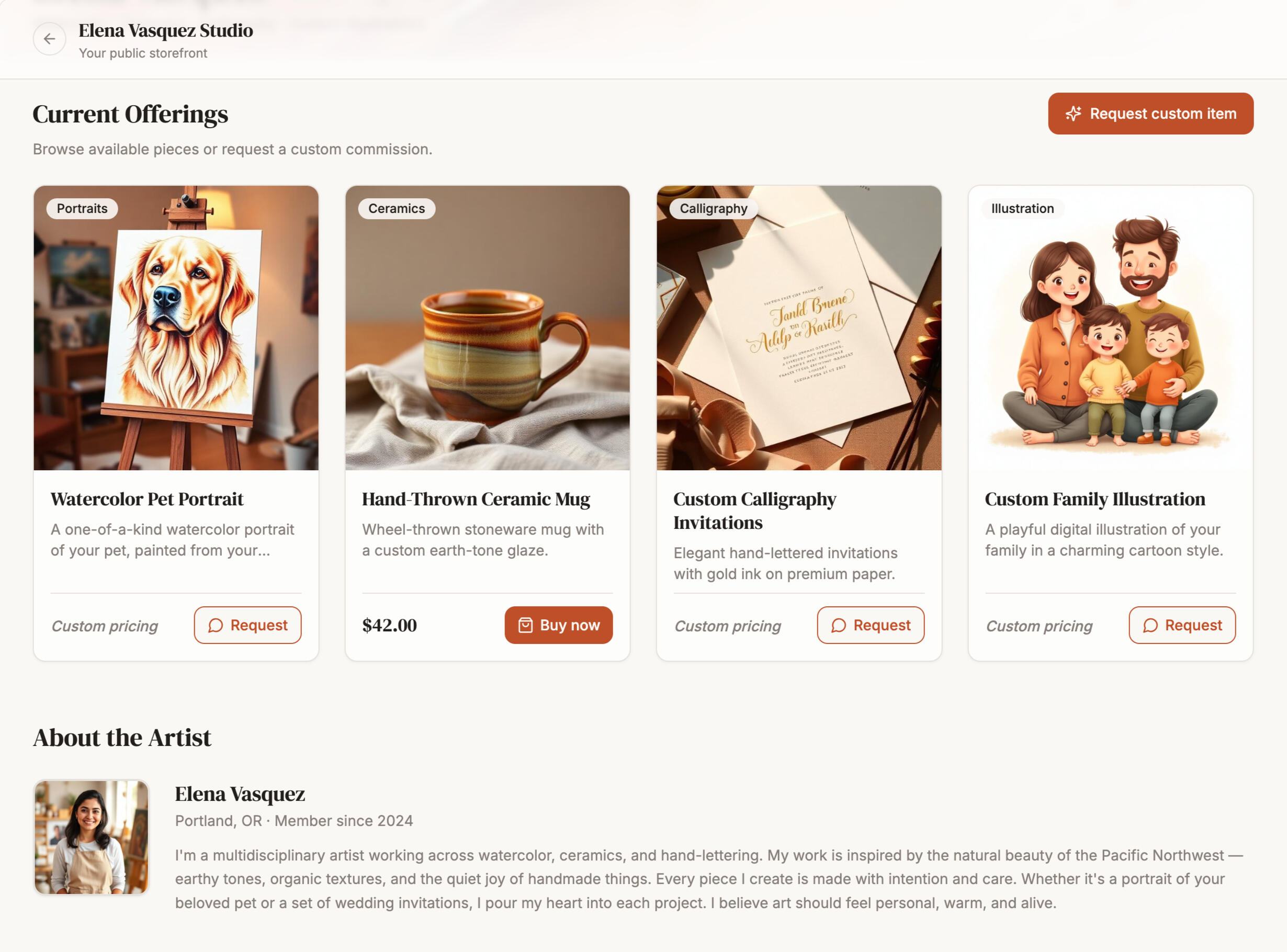 Store image mockup example